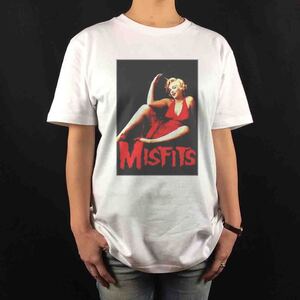 新品 マリリンモンロー ミスフィッツ MISFITS セクシー ハードコアパンク Tシャツ S M L XL ビッグ オーバーサイズ XXL~5XL ロンT パーカー