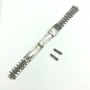 BKm026R@ 60 OMEGA オメガ 純正ライスブレス Stainless Steel 8220 取り付け幅 17.9mm ステンレススチール 腕時計 部品 ヴィンテージ