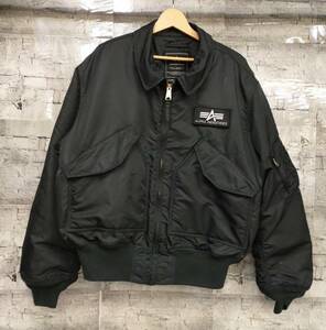 ALPHA INDUSTRIES アルファ インダストリーズ CWU-45 フライトジャケット ミリタリージャケット サイズXL ブラック