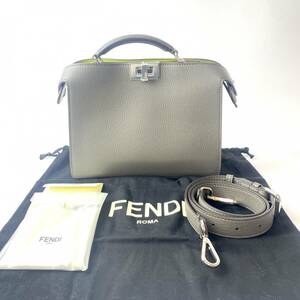 未使用 フェンディ FENDI レディース ピーカブー ICU アイシーユー スモール 2way ショルダーバッグ ハンドバッグ 7VA530