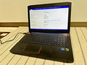 ☆ジャンク☆ i7 4710MQ クアッドコア NVIDIA GeForce GTX 960M 4GB フルHD IPS液晶