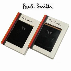 ★新品 定価合計7,700円 Paul Smith (ポールスミス) 長袖 インナーウエア 2点セット LL ブラック アンダーシャツ 下着 アンダーウエア★