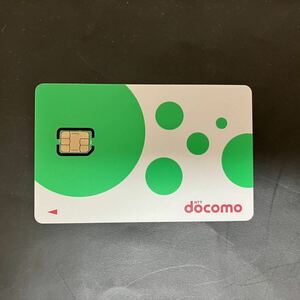 解約済みdocomoドコモ nano SIMカード アクティベーション税込 即決GREEN