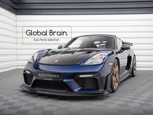 ポルシェ 718 ケイマン GT4 982 RS フロント リップ スポイラー / フロント スプリッター バンパー エプロン スカート フラップ