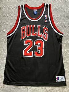 【美品】 NBA BULLS マイケル・ジョーダン JORDAN #23 シカゴ・ブルズ Champion チャンピオン ヴィンテージ ユニフォーム