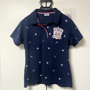 女性用 FILA GOLF フィラゴルフ 半袖ポロシャツ サイズLL