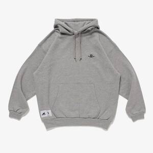 希少★新品本物【灰★4】★CROSS PADDLE HOODY クロスパドル フーディ 刺繍モチーフ 正規店購入 ディセンダント 入手困難 DESCENDANT 23SS