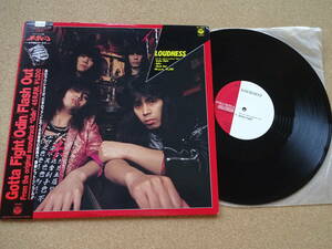  美品★12インチシングル 12" 45RPM Single★ラウドネス Loudness★Gotta Fight / Odin / Flash Out★帯付 OBI★COLUMBIA AY7401