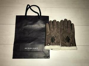 未使用バーバリーBurberry手袋暖かい本物￥500から