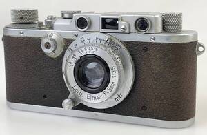 【1円～】K3041 Leica ライカ DRP Ernst Leitz Wetzlar Leits Elmar f=5cm 1:3.5 フィルムカメラ レンジファインダー シャッターOK 現状品