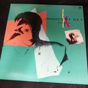 C10 中古LP 中古レコード　吉川晃司　イノセントスカイ　Koji Kikkawa innocent sky 国内盤　SM28-5414