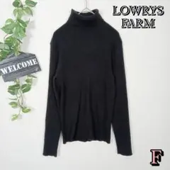 【LOWRYS FARM】ローリーズファーム タートルネックリブニットトップスF