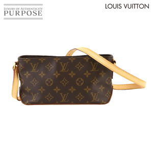 新品同様 ルイ ヴィトン LOUIS VUITTON モノグラム トロター ショルダー バッグ ブラウン M51240 Monogram Trotter 90237462