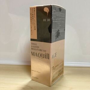 未開封　マキアージュ　トゥルーリキッド　モイスチャー　UV オークル　30 ファンデーション　オールシーズン　30g フィルム付き　コスメ