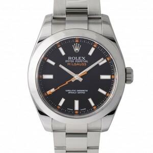 ロレックス ROLEX ミルガウス 116400 ブラック文字盤 中古 腕時計 メンズ