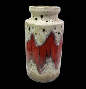 ★１点限り★ FAT LAVA 70‘s 花瓶 by SCHEURICH 203-18 LORAシリーズ 1970年代 西ドイツ フラワーベース 花器 陶器 ファット ラヴァ