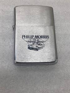 ★Zippoオイルライター　PHILP　MORRIS　第５０回モーターショウ　着火確認済★