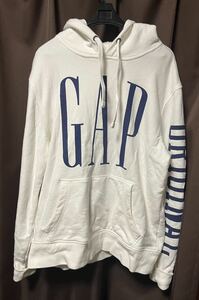 GAP スウェット パーカー　トレーナー　ビッグロゴ LL デカロゴ