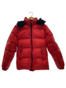 MONCLER◆ダウンジャケット/O/ナイロン/RED/無地/PJC-05