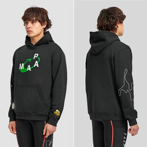 新品 MAAP × PAM Print Hoodie XLサイズ ブラック マープ パム プリント フーディー パーカー PAAM P.A.M. Rapha ラファ