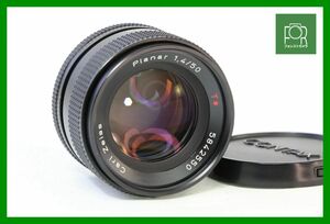 【同梱歓迎】【動作保証・点検済】良品■コンタックス CONTAX PLANAR 50mm F1.4 AEJ■絞り完動・歪みなし■YYY301