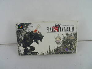 G3778 送料無料！スーパーファミコン　FINAFANTASＹⅥ(ファイナルファンタジーⅥ)　中古品　商品説明欄必読