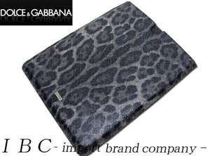 DOLCE&GABBANA ドルチェ＆ガッバーナ★i padアイパッドケース★ヒョウ柄【本物保証】イタリアンカジュアル★第6世代iPad★第2世代iPad Air