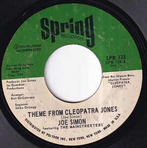 Joe Simon - Theme From Cleopatra Jones / Who Was That Lady (A) SF-M324