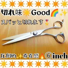 スパッと切れる理美容師プロ用シザーカットバサミ☀トリマートリミングペットにも可☀