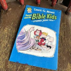 即決 80s Dennis the Menece Bible Kids STORIES JESUS TOLD デニスザメナス わんぱくデニス ビンテージ アメコミ ジーザス キリスト