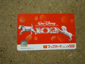 a465・ディズニー　102　マックカード