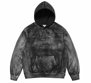 Mサイズ　Supreme / MM6 Maison Margiela Foil Box Logo Hooded Sweatshirt マルジェラ　パーカー　ブラック