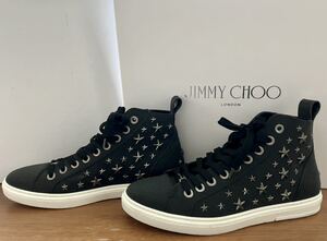 JIMMYCHOO(ジミーチュウ)ハイカットスニーカーBLACK