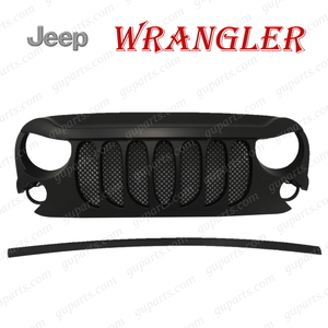 JEEP JK ラングラー BEASTフェイス アングリーグリル バットフェイス メッシュ カスタム パーツ ドレスアップ 1GR22DBMAB 82210558AC