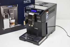 DeLonghi デロンギ ELETTA エレッタ カプチーノ コンパクト 全自動 コーヒーマシン ECAM44660 BH エスプレッソマシン RP-35M/000