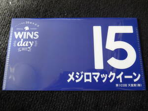 JRA 2017年 WINS DAY メジロマックイン 天皇賞 京都競馬場限定 チケットホルダー