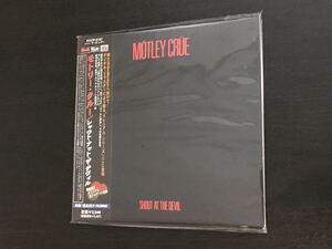 【レア紙ジャケットCD】 MOTLEY CRUE [モトリー・クルー] 1999年デジタルリマスター 『SHOUT AT THE DEVIL』