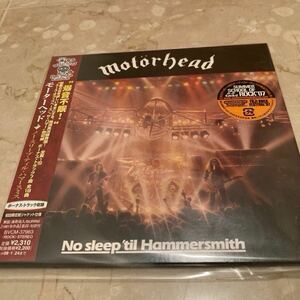 新品未開封★ノースリープティルハマースミス (紙ジャケット仕様) モーターヘッド★ MOTORHEAD