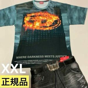 洗練されたデザイン　ディーゼル　DIESEL　Tシャツ　T-Boxt-P2　XXL　A13767 0AMAB　正規品　100%綿　新モデル2024年春夏ランウェイショー