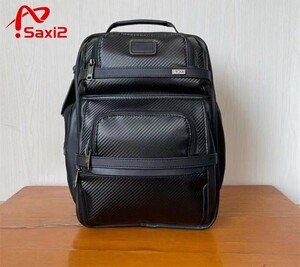 【Saxi2】TUMI アルファ3カーボンレザー バックパック 品質保証