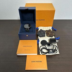 【美品】LOUIS VUITTON ルイヴィトン タンブール ホライゾン QA002 スマートウォッチ メンズ 国際保証書付き 付属品揃い 説明文参照