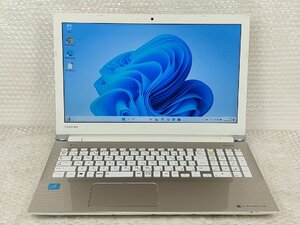 ●●東芝 TOSHIBA dynabook P1-X4JP-EG / Celeron 3865U / 8GBメモリ / 128GB M.2 / 15.6型 / Windows 11 Home【 ITS JAPAN 】