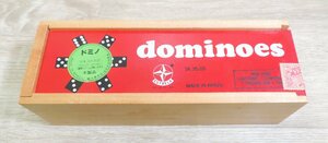 【中古】dominoes ドミノ 28ピース ESTRELA ブラジル製 レトロ ゲーム