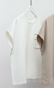 Brunello Cucinelli　ブルネロクチネリ　レディース　Tシャツ　コットン　半袖　シンプル　S