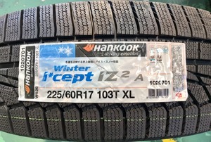 【新古品】スタッドレスタイヤ　225/60Ｒ17　103T　XL　ハンコック　I*cept IZ 2Ａ　Ｗ626　1本のみ　未使用2019年製