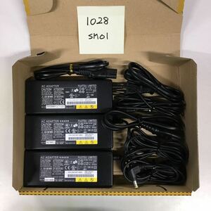 （1028SM01）送料無料/中古/FUJITSU 富士通 フジツウ/FMV-AC314(SEB100P2-19.0)/19V/4.22A/純正 ACアダプタ 3個セット