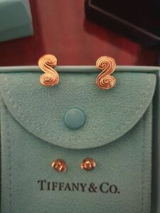 ティファニー Tiffany & Co ピアス トルネード K18YG イエローゴールド