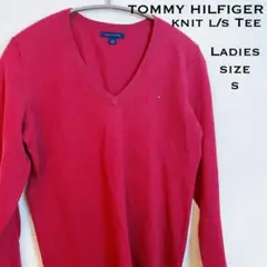 TOMMY HILFIGER トミーヒルフィガー ニットTee 長袖 レディース