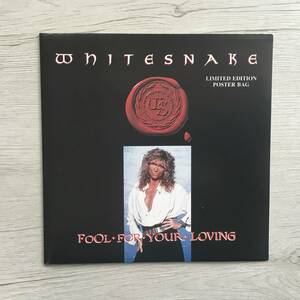 WHITESNAKE FOOL FOR YOUR LOVING UK盤　POSTER BAG