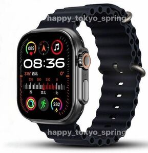 新品 Apple Watch Ultra2 代替品 2.19インチ 大画面 S9 スマートウォッチ 通話 音楽 多機能 健康 スポーツ 防水 血中酸素 android 血圧　